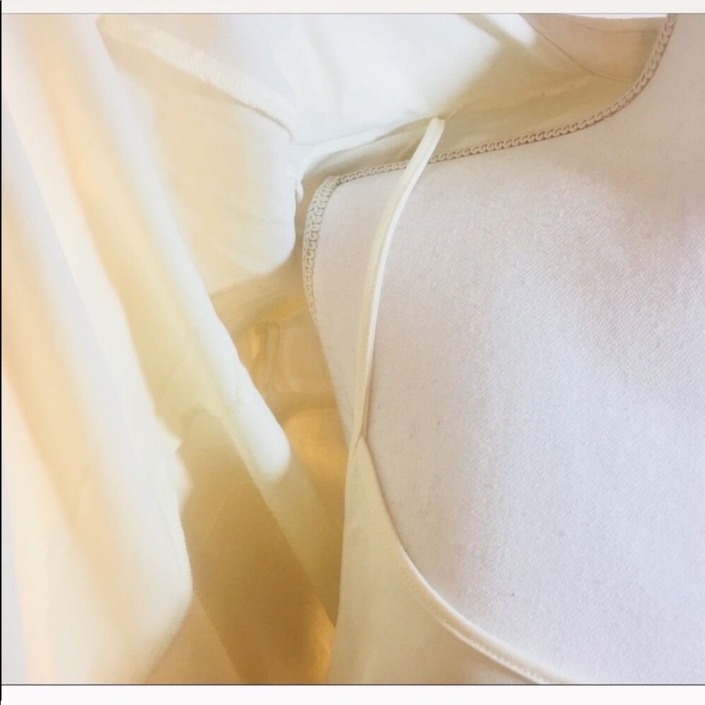 Kensie Creamy off White NWT Shirt Dress Two Pieces - Picture 6 of 8
